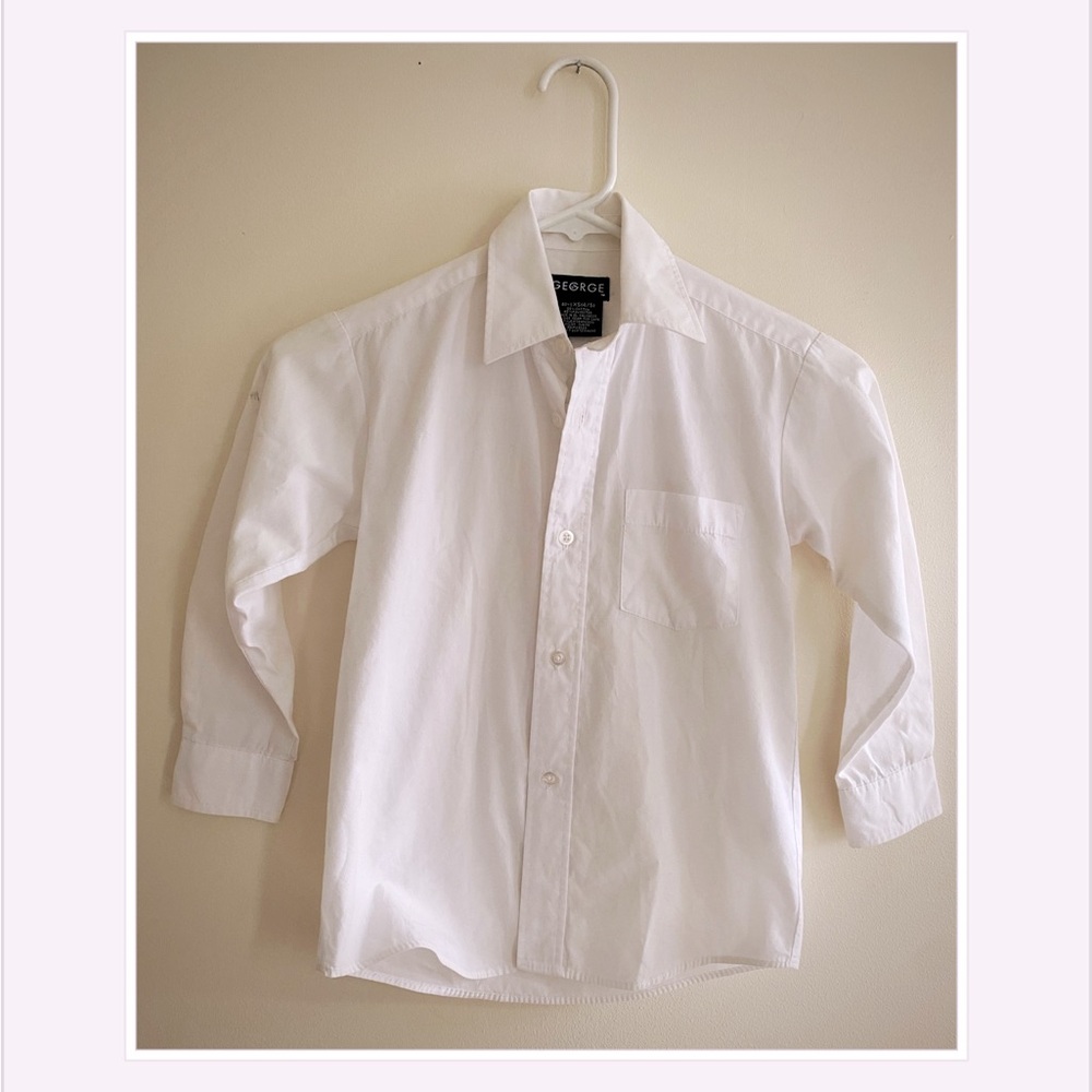 George white button down shirt